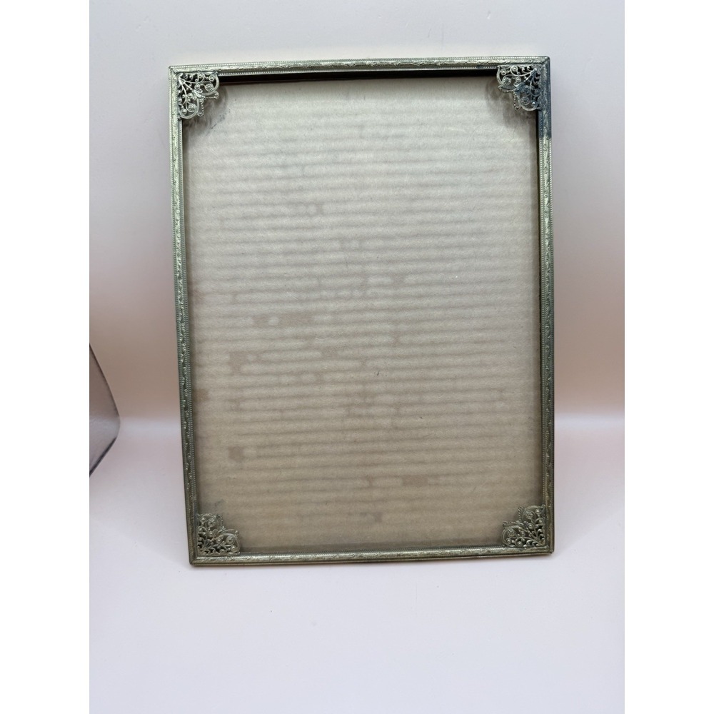 Vintage-Style Silver Picture Frame by
